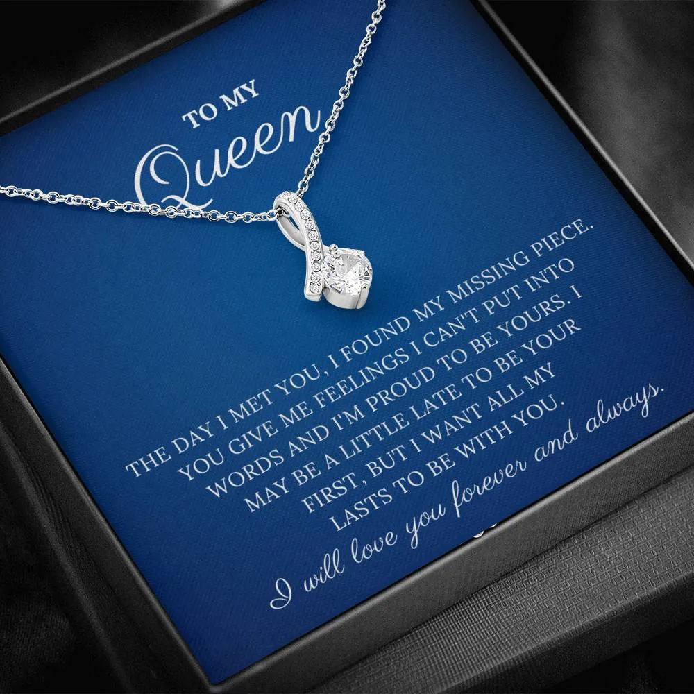 To My Queen - My Missing Piece - Alluring Beauty Necklace
