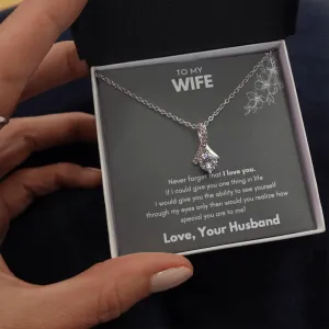 To My Wife - ALLURING BEAUTY necklace