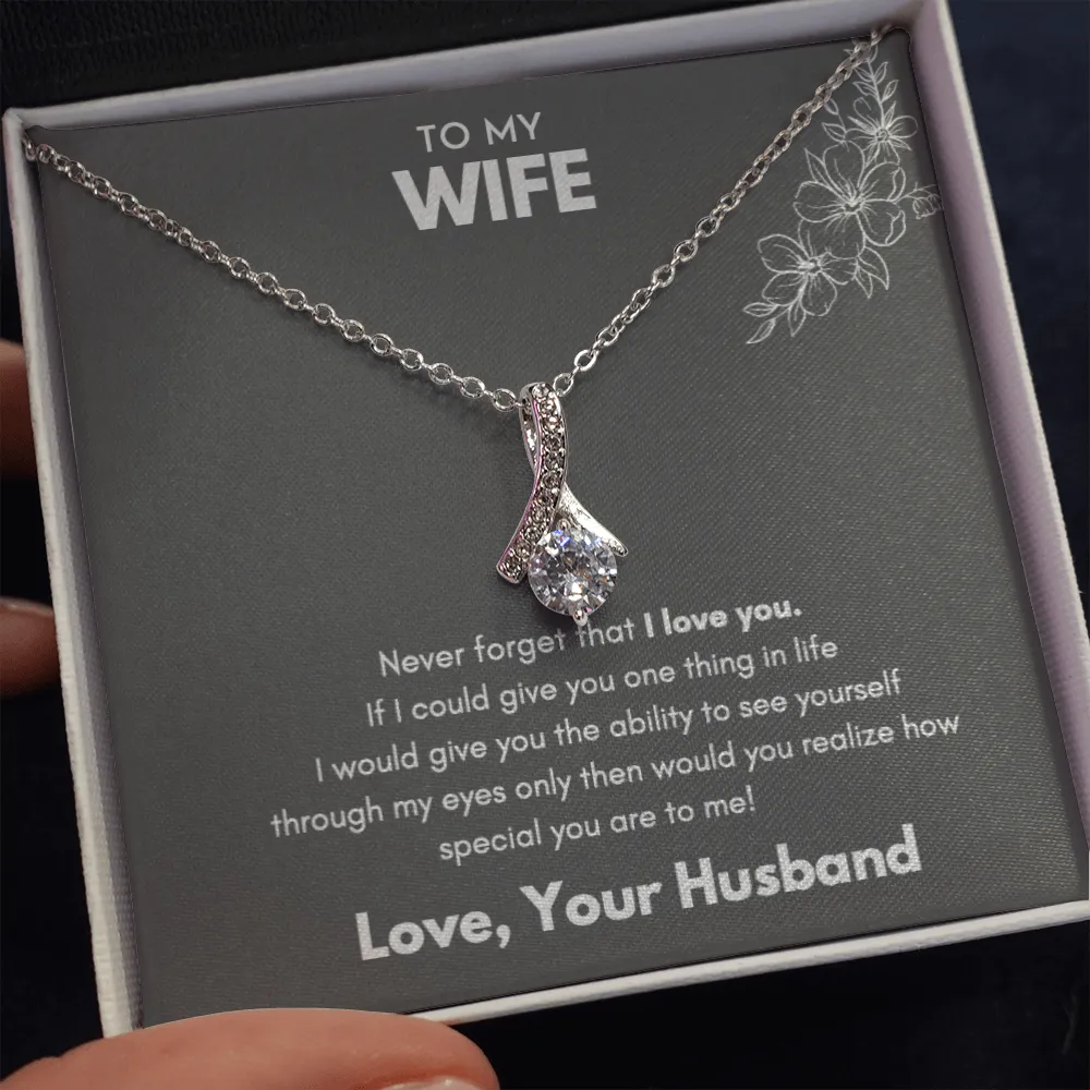 To My Wife - ALLURING BEAUTY necklace