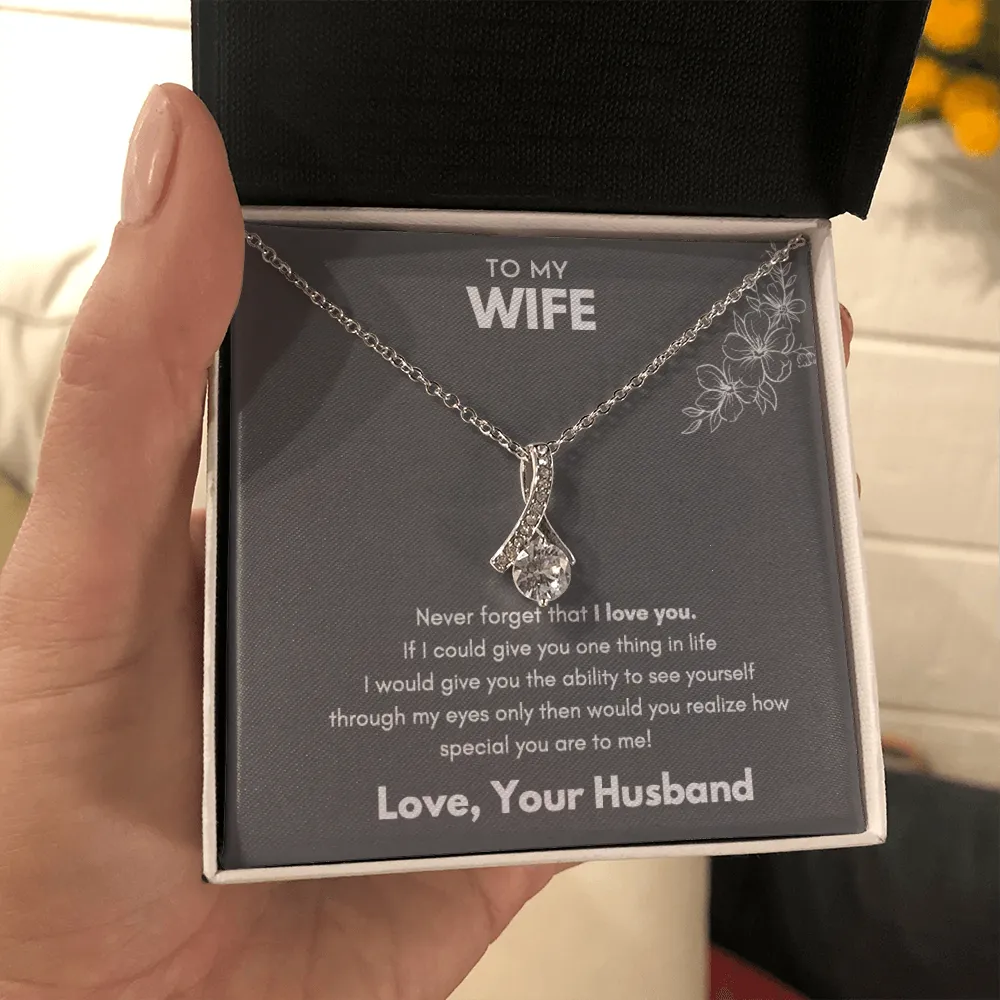 To My Wife - ALLURING BEAUTY necklace