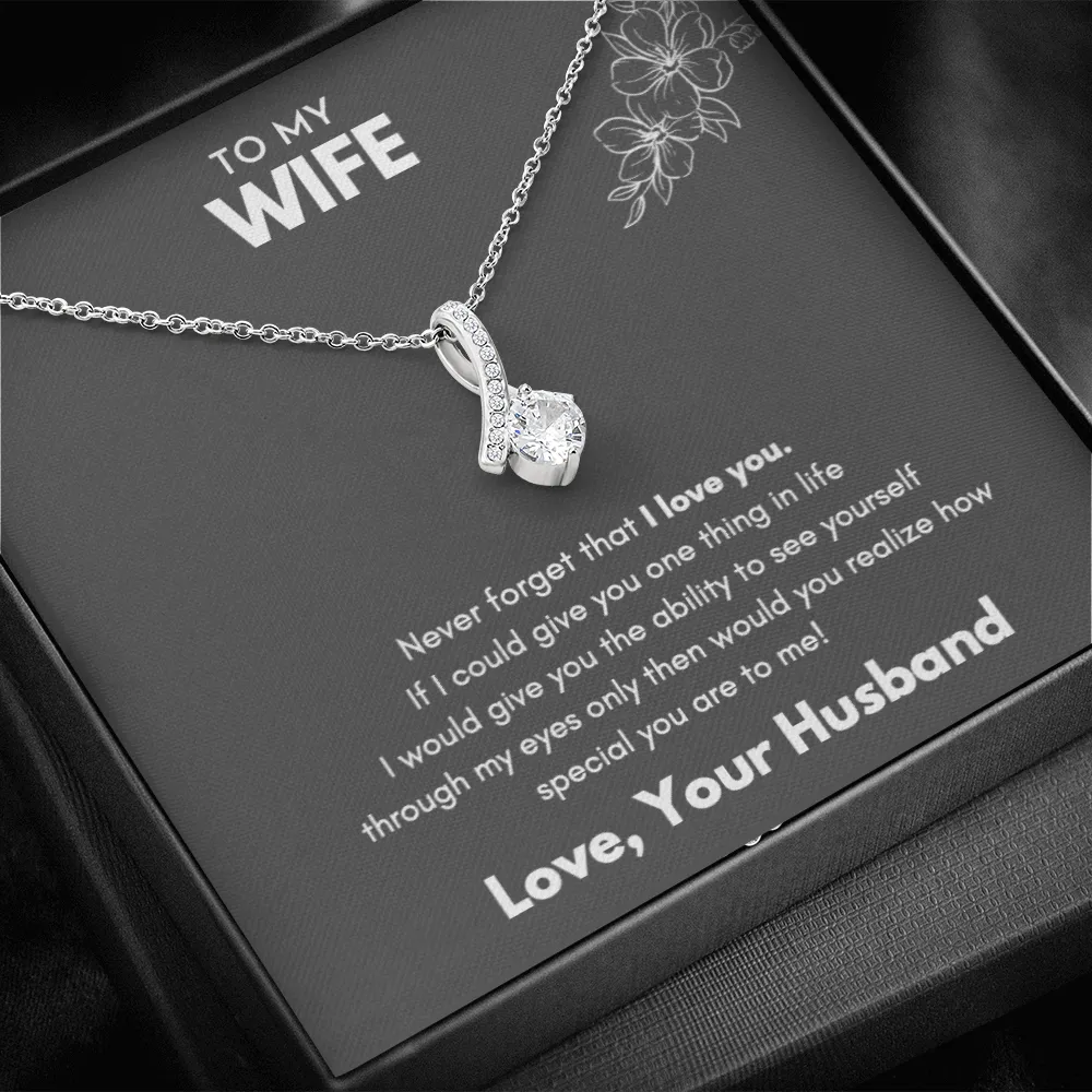 To My Wife - ALLURING BEAUTY necklace