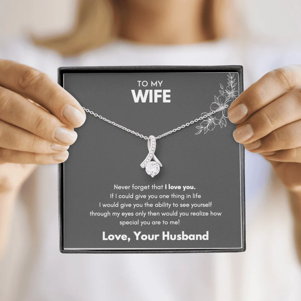 To My Wife - ALLURING BEAUTY necklace