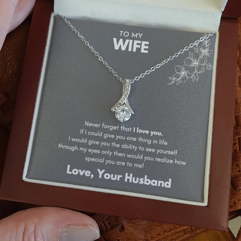 To My Wife - ALLURING BEAUTY necklace