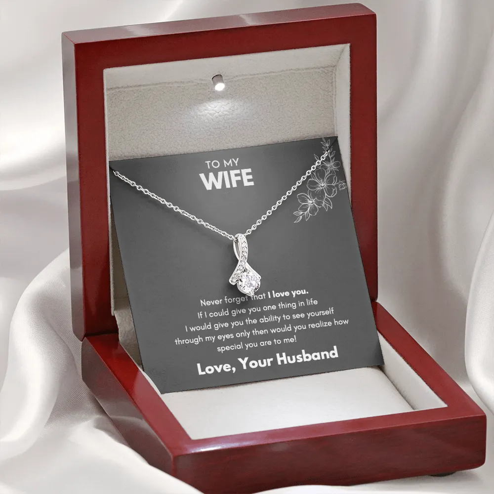 To My Wife - ALLURING BEAUTY necklace