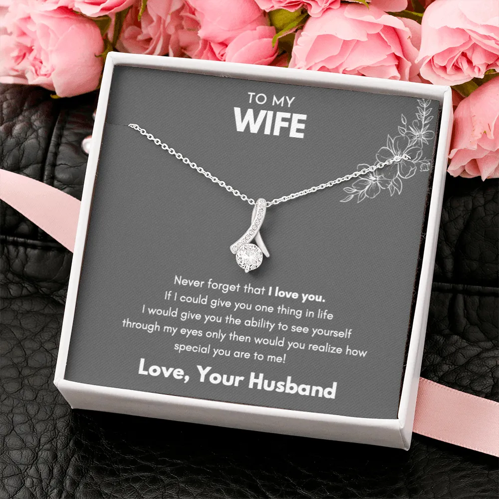 To My Wife - ALLURING BEAUTY necklace