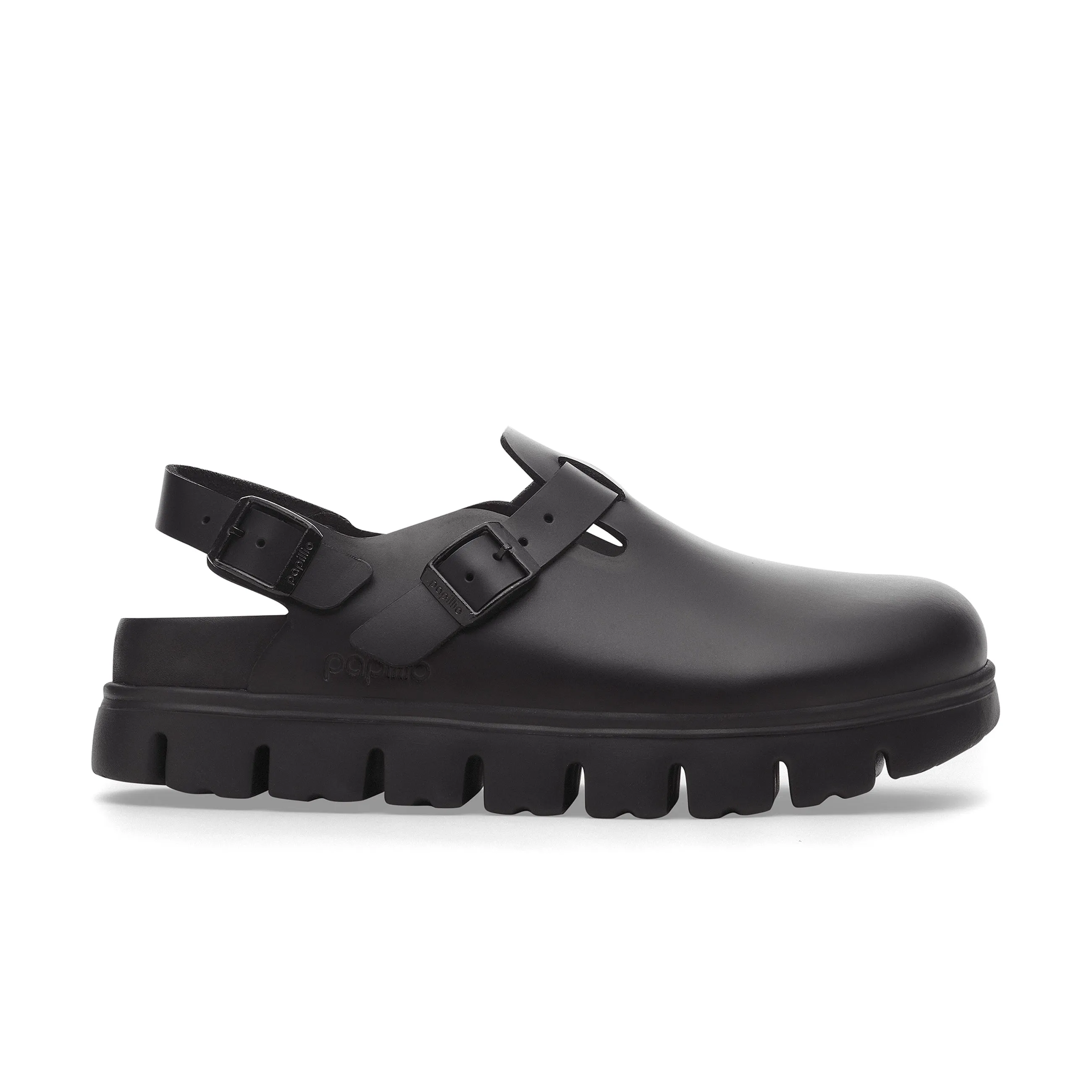 Tokio Chunky Exquisite Smooth Leather Black
