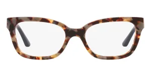 Tory Burch TY 2084 1827 Square Plastic Tortoise Eyeglasses with Logo Stamped Demo Lenses Lens