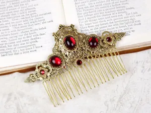 Tudor Comb - Antiqued Gold