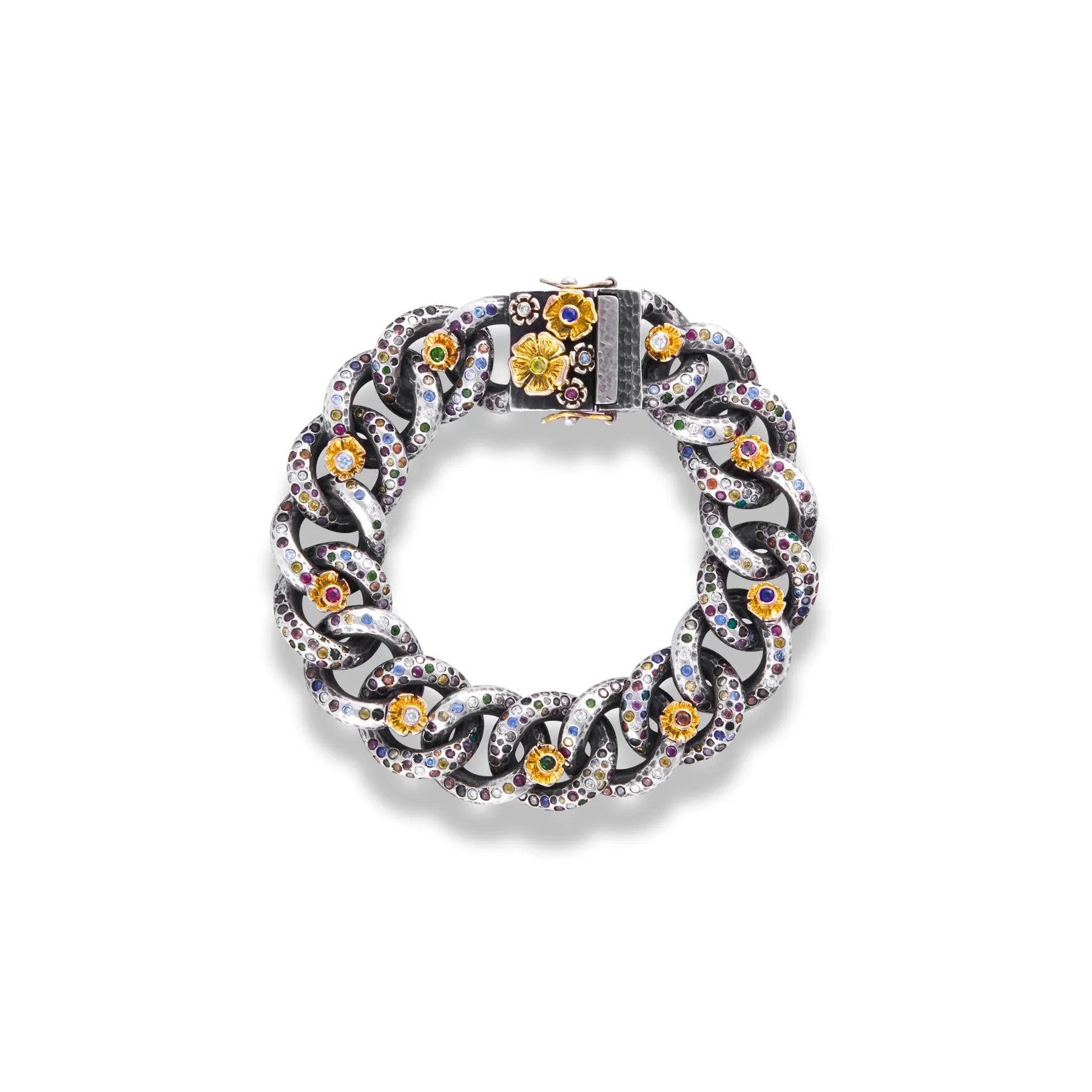 TUTTI FRUTTI LINK BRACELET-ONE OF A KIND