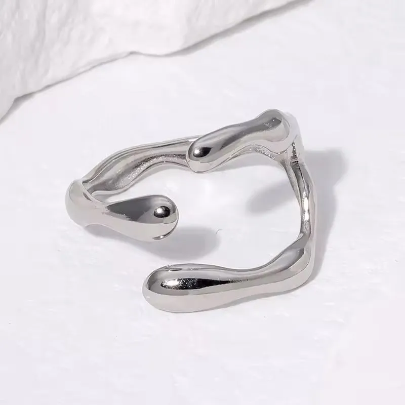 Unique Minimal Alien Y Shape Ring