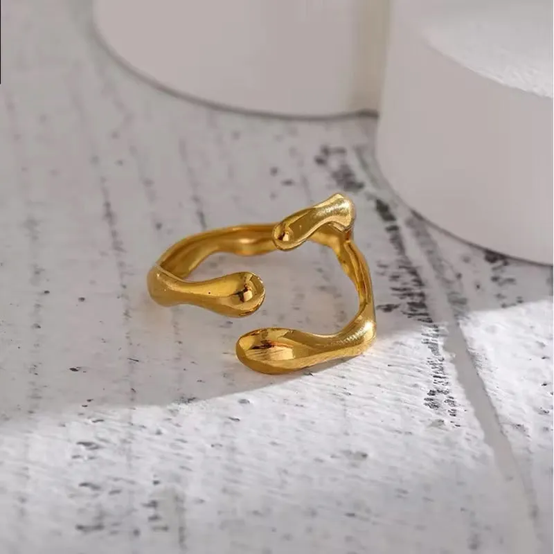 Unique Minimal Alien Y Shape Ring