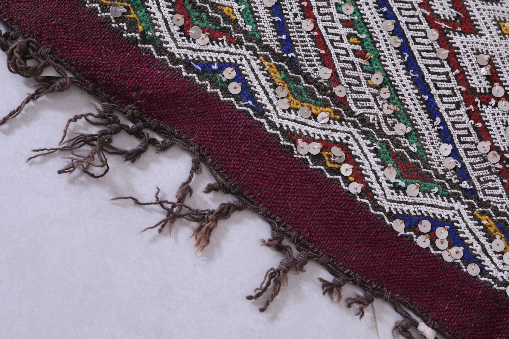 Unique Vintage Berber Runner Rug - 4.1x9.9 ft Handwoven Design