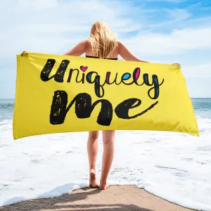 Uniquely Me (Beach Towel)