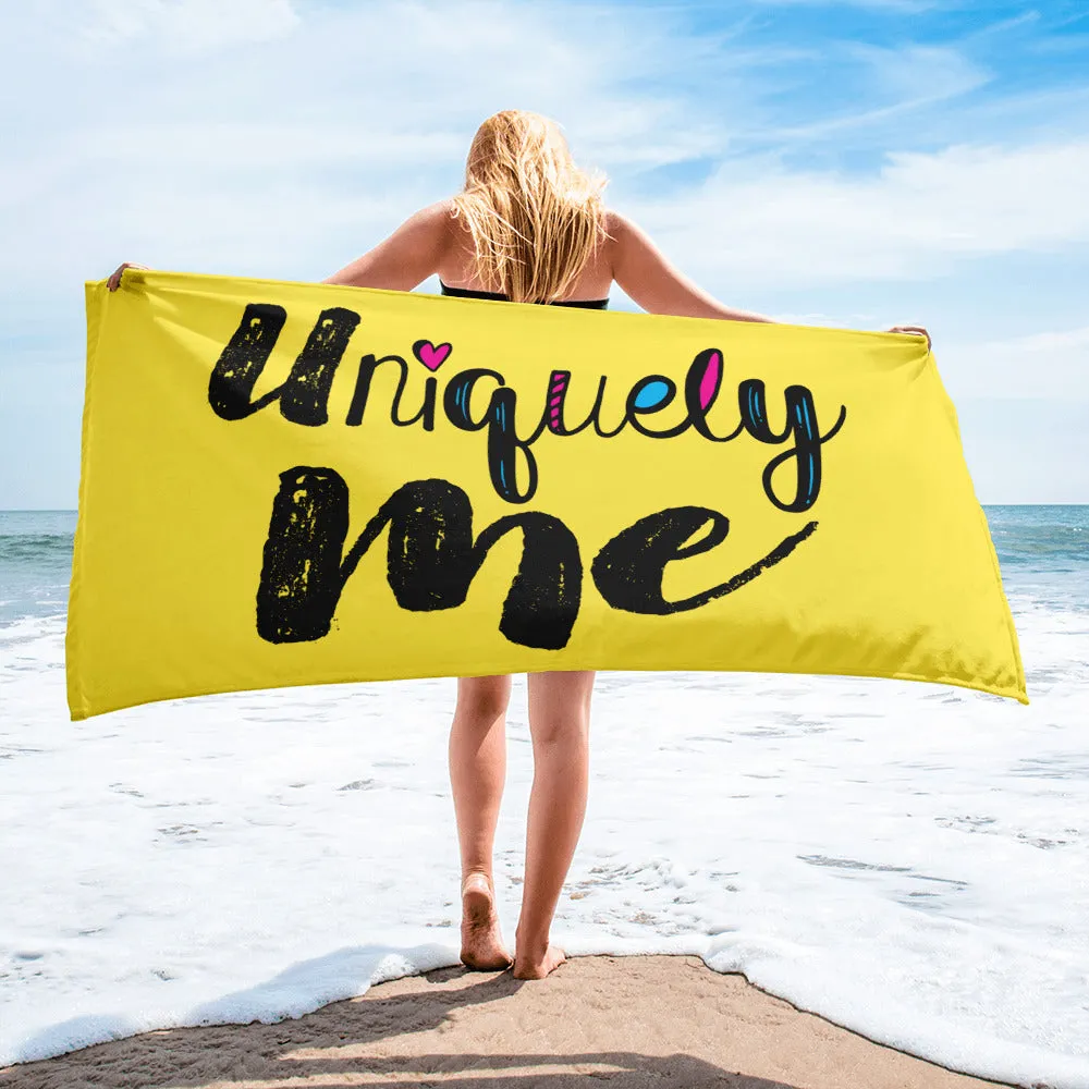 Uniquely Me (Beach Towel)