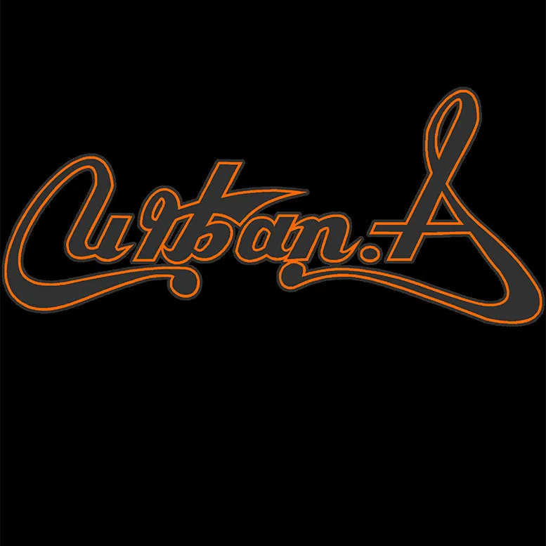 US Brand X Future Retro Urban Attitude Logo Official Women's T-shirt (Black)