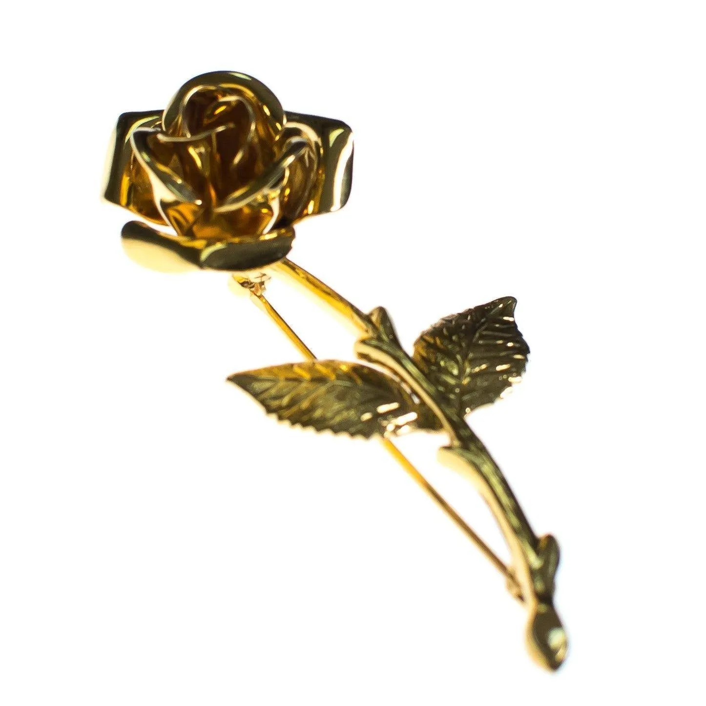 Vintage Brooch, Rose Brooch, Gold Tone Brooch, Brooches and Pins