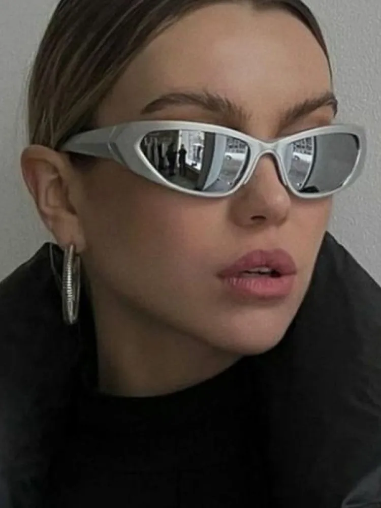 Vintage Shades Futuristic Eyewear Riding Eyeglasses