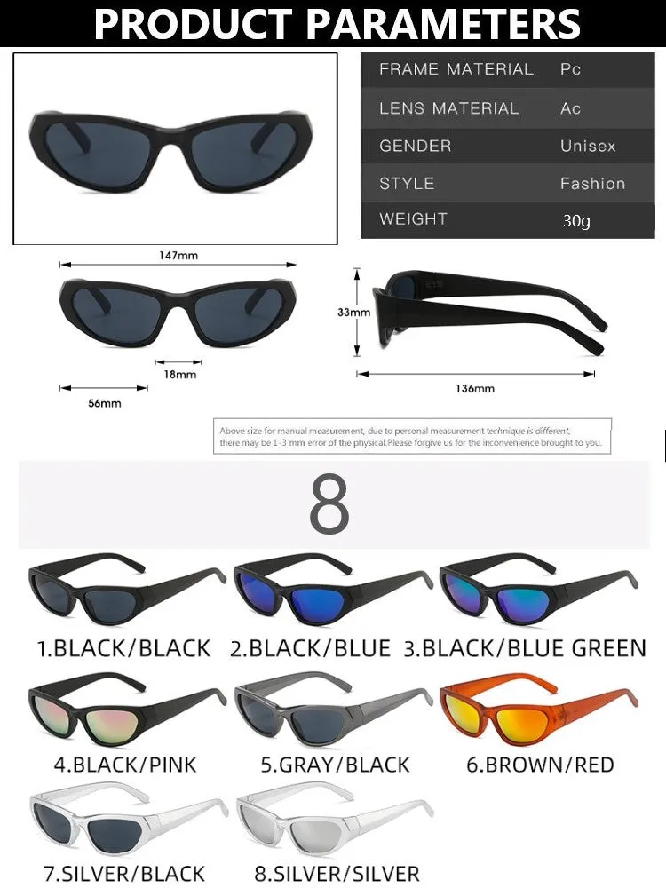Vintage Shades Futuristic Eyewear Riding Eyeglasses