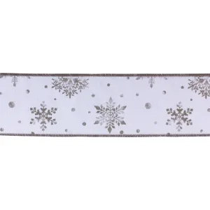 Wired Cotton Ribbon 4" x 10 yds. (Set of 2)