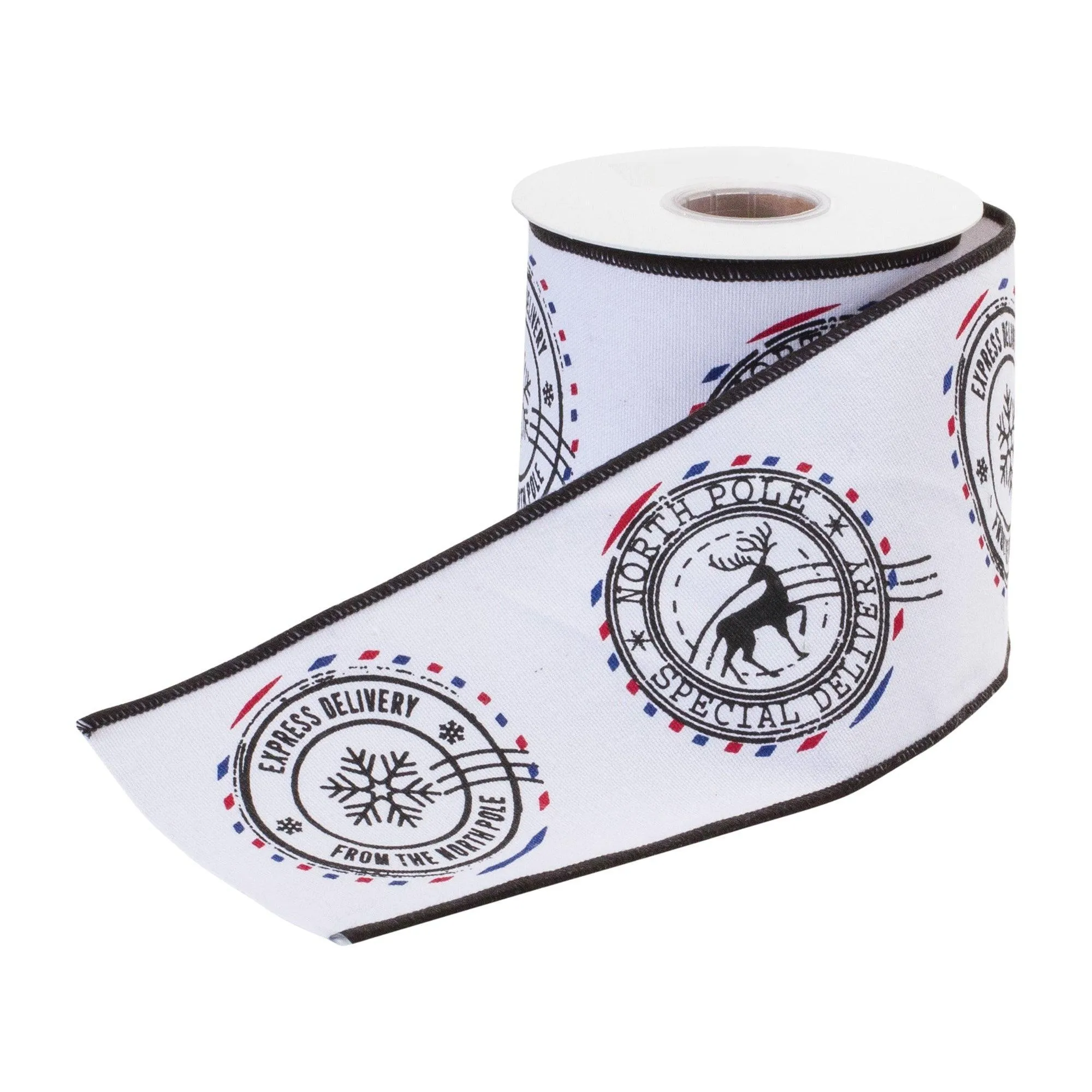 Wired Cotton Ribbon 4" x 5 yds.