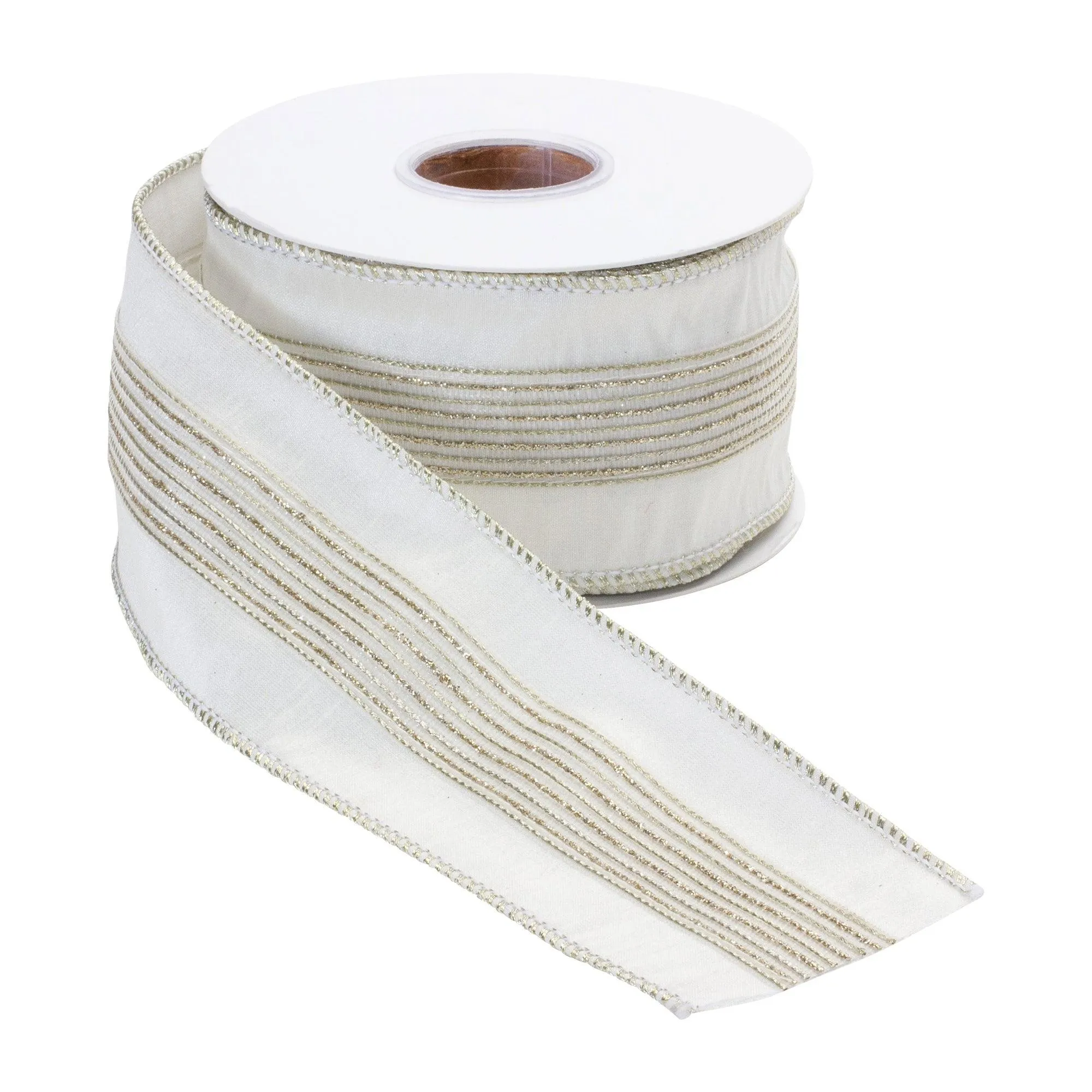 Wired Polyester Ribbon 2.5" x 10 yds.