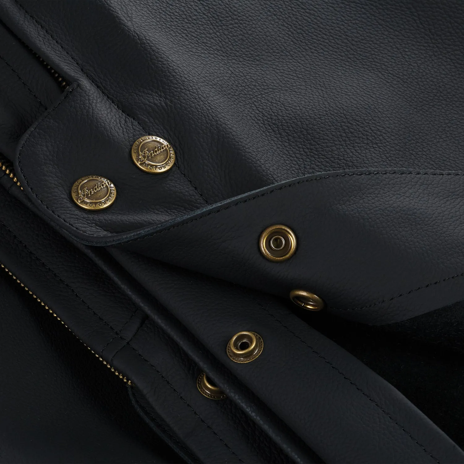 Women's Traditional Leather Chaps, Black