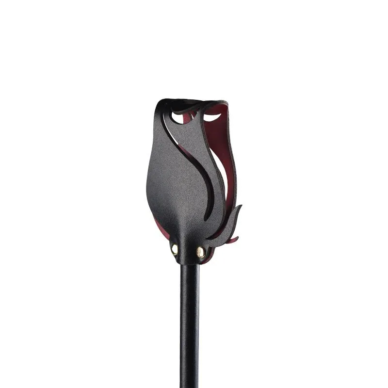 ZALO Doll Designer Collection Rose Riding Crop - Luxury BDSM Accessory