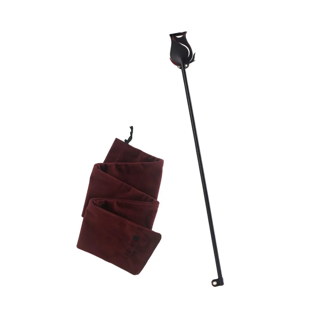ZALO Doll Designer Collection Rose Riding Crop - Luxury BDSM Accessory